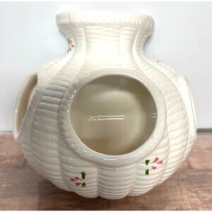 Ceramic Wall Pocket Vase Floral Design